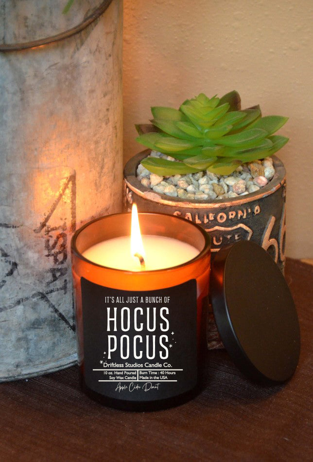 (Case Of 3 Candles) $8.95 Ea. - Hocus Pocus Halloween Candle - Soy Wax Candle
