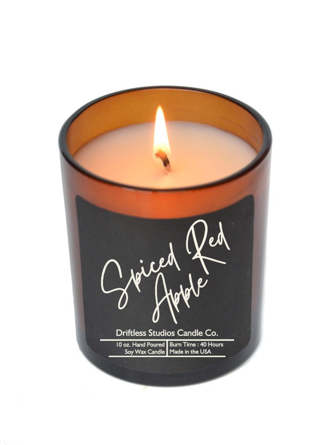 (Case Of 3 Candles) $8.95 Ea. - Spiced Red Apple Soy Wax Candle