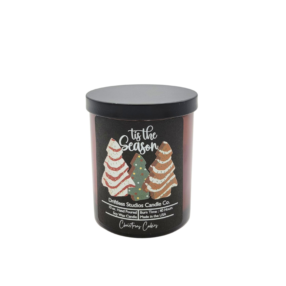 (Case Of 3 Candles) $8.95 Ea. - Tis The Season - Soy Wax Candle - Christmas Candles