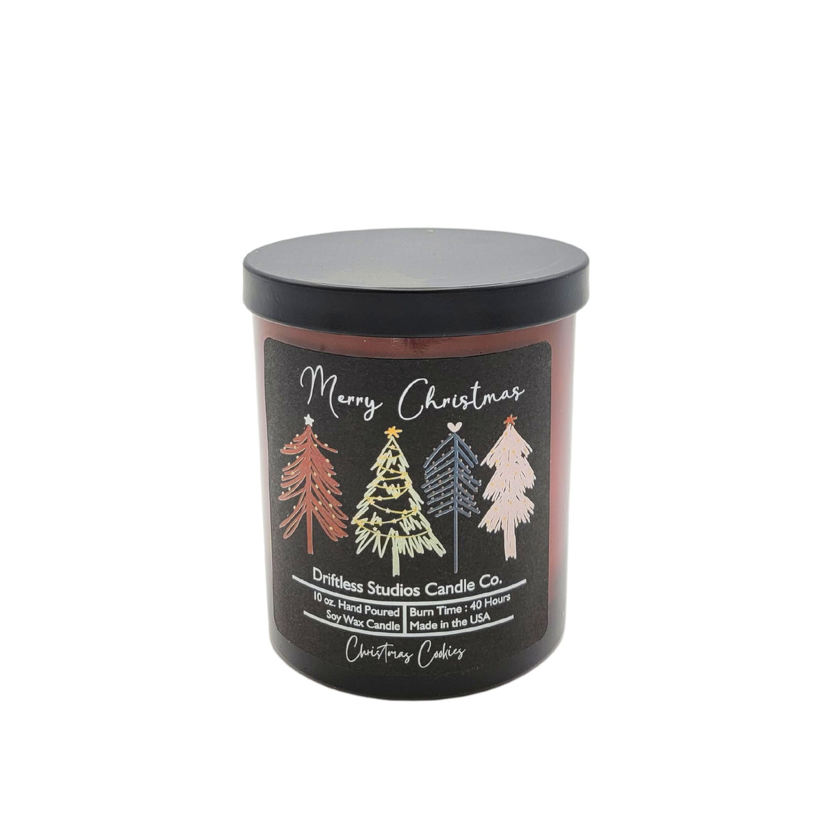 (Case Of 3 Candles) $8.95 Ea. - Merry Christmas - Soy Wax Candle - Christmas Candles