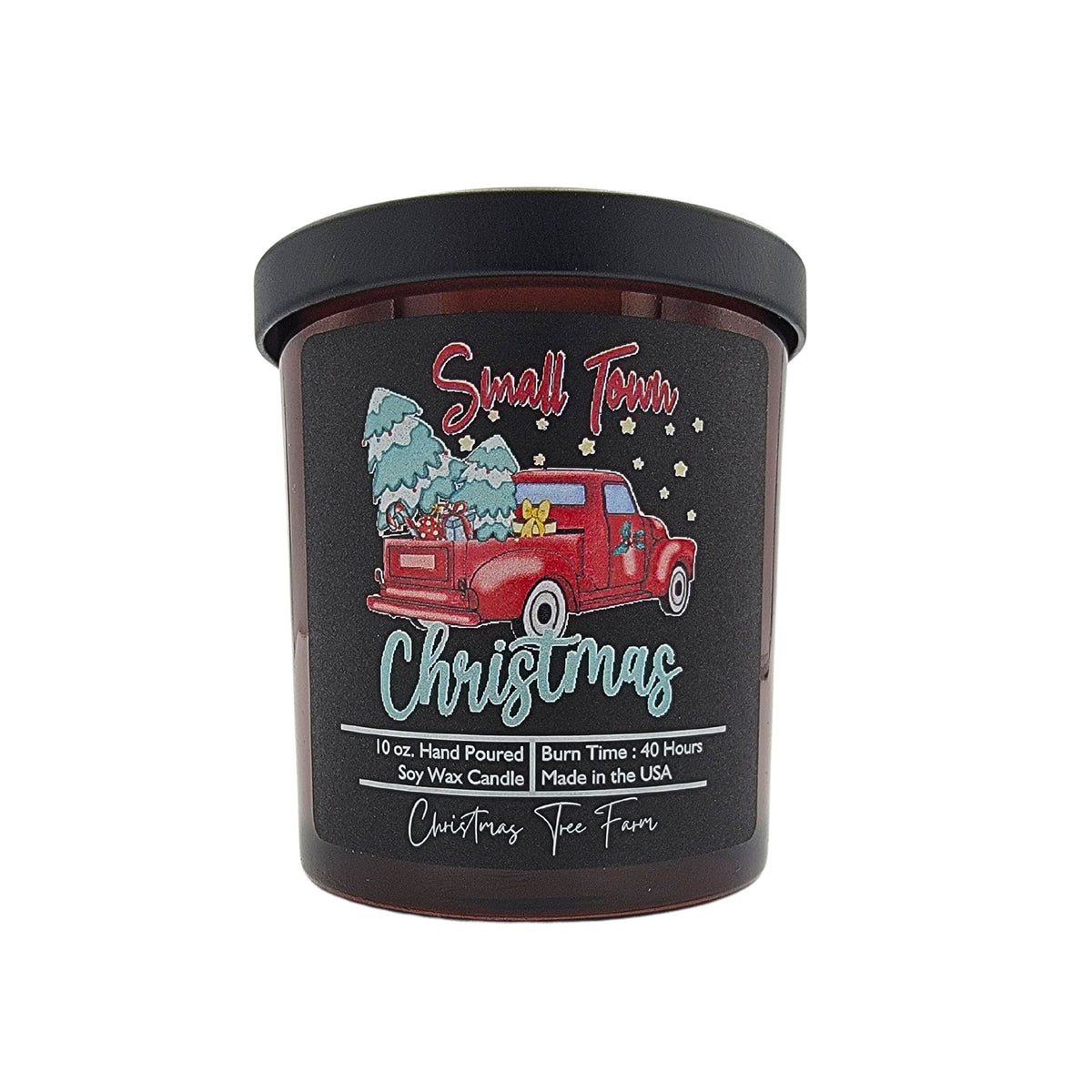 (Case Of 3 Candles) $8.95 Ea. - Small Town Christmas - Soy Wax Candles - Christmas Candle