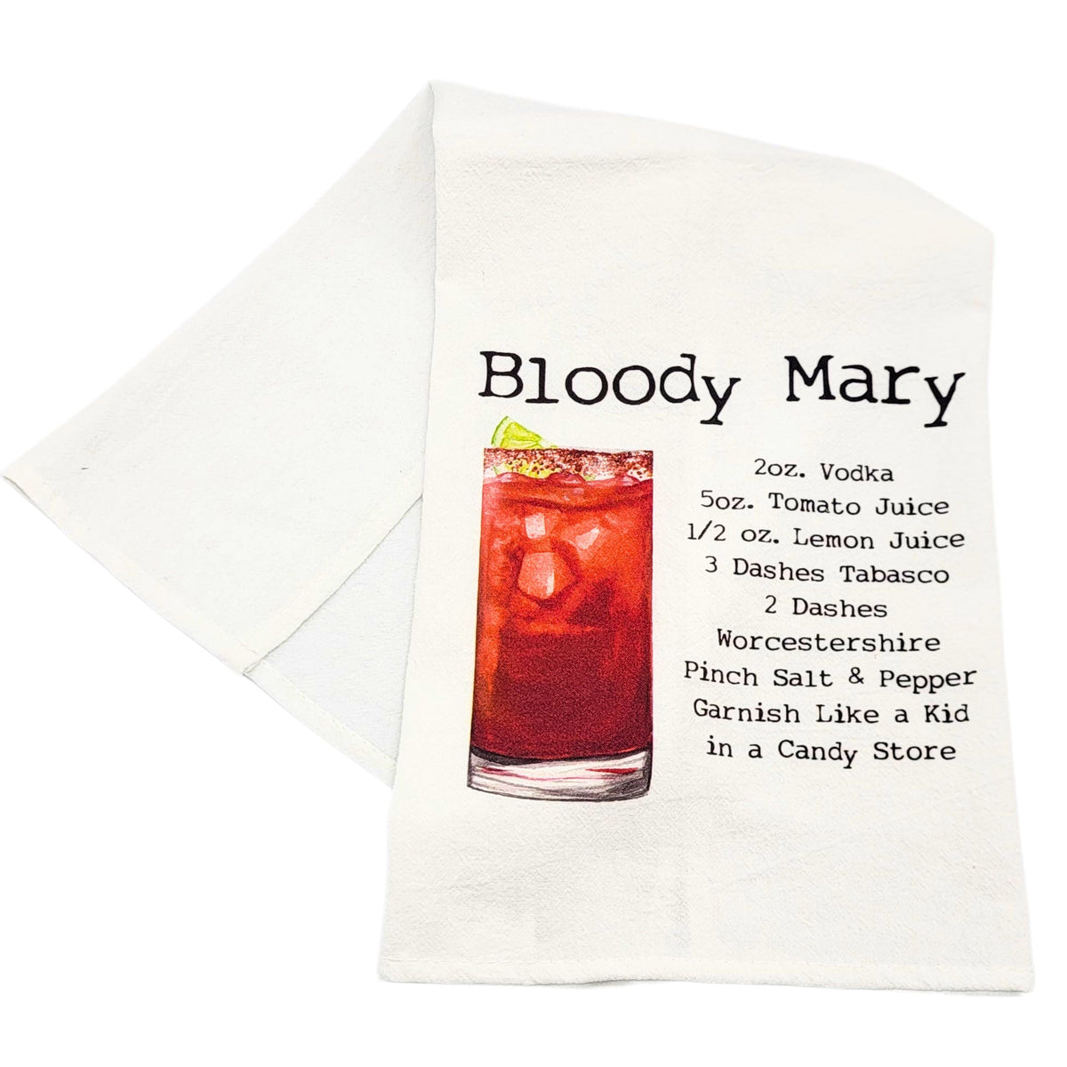 "Bloody Mary" Cocktail Bar Towel (Pack Of 4- $4.95ea.) - CLT051
