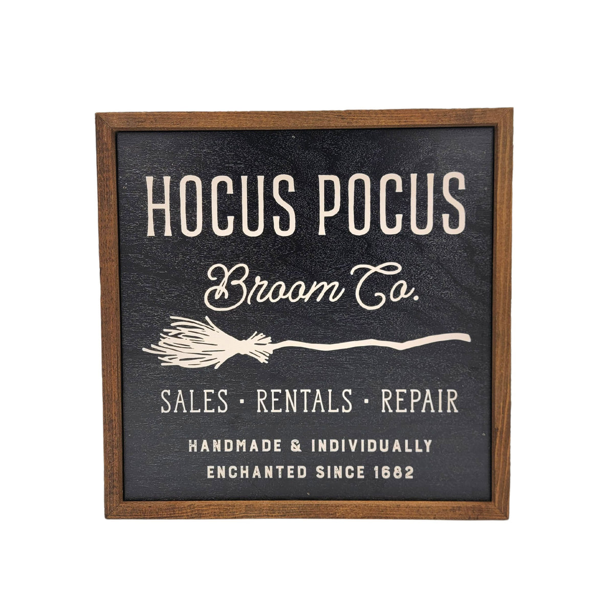 Hocus Pocus Broom Co. Halloween Decorations - Fall Decor - CW072 - 2 Per Pack ($11.00 Per Sign)