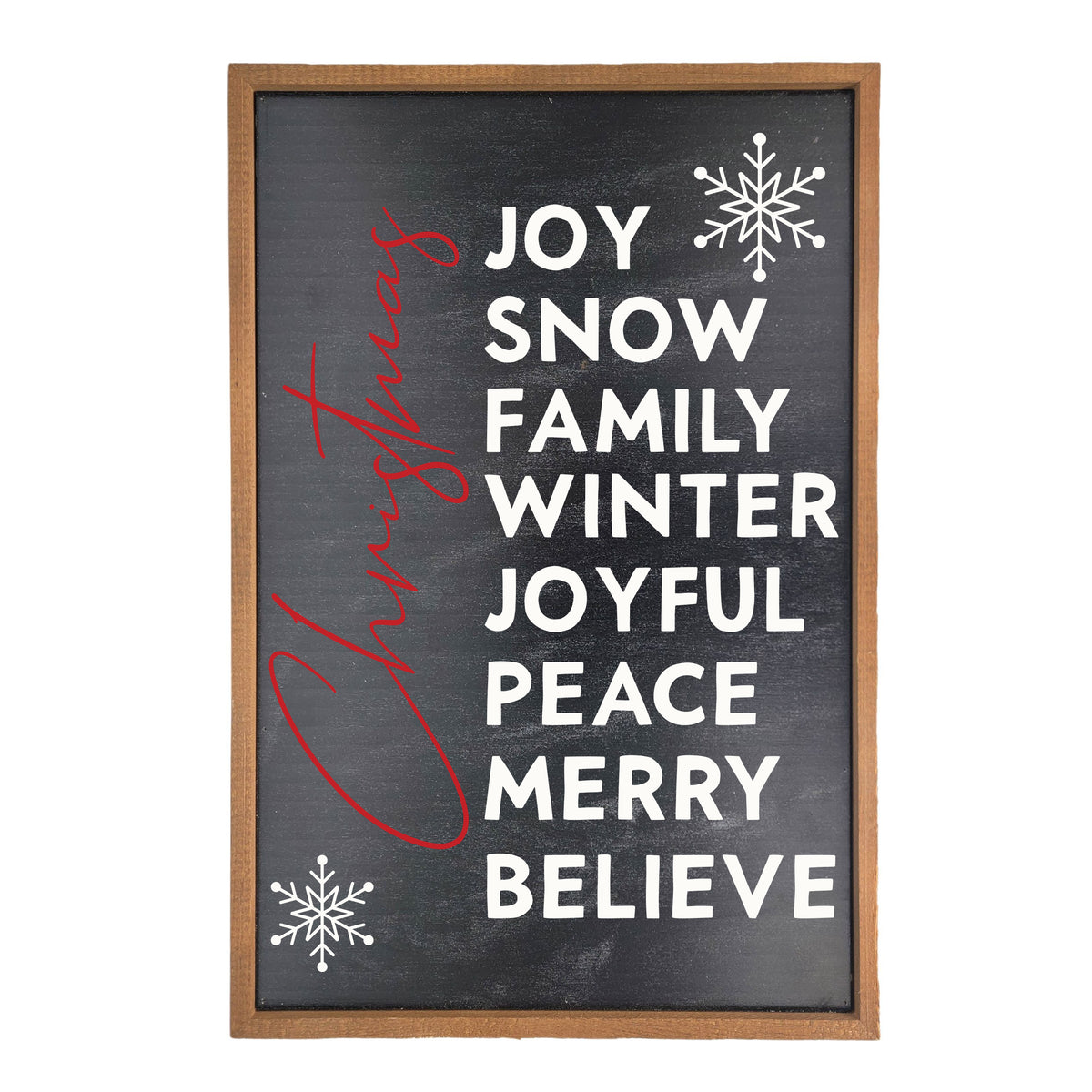 Christmas List Holiday Farmhouse Signs - Christmas Decor - GW069 - 2 Per Pack ($18.00 Per Sign)