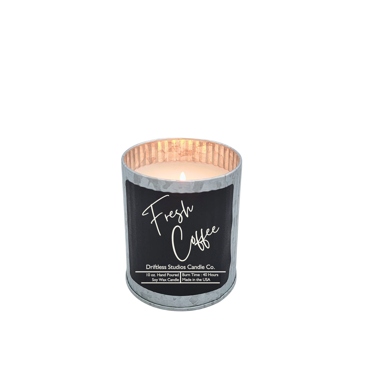(Case Of 3 Candles) $9.95 Ea. - Fresh Coffee Scented Candles For Rustic Farmhouse Home Decor