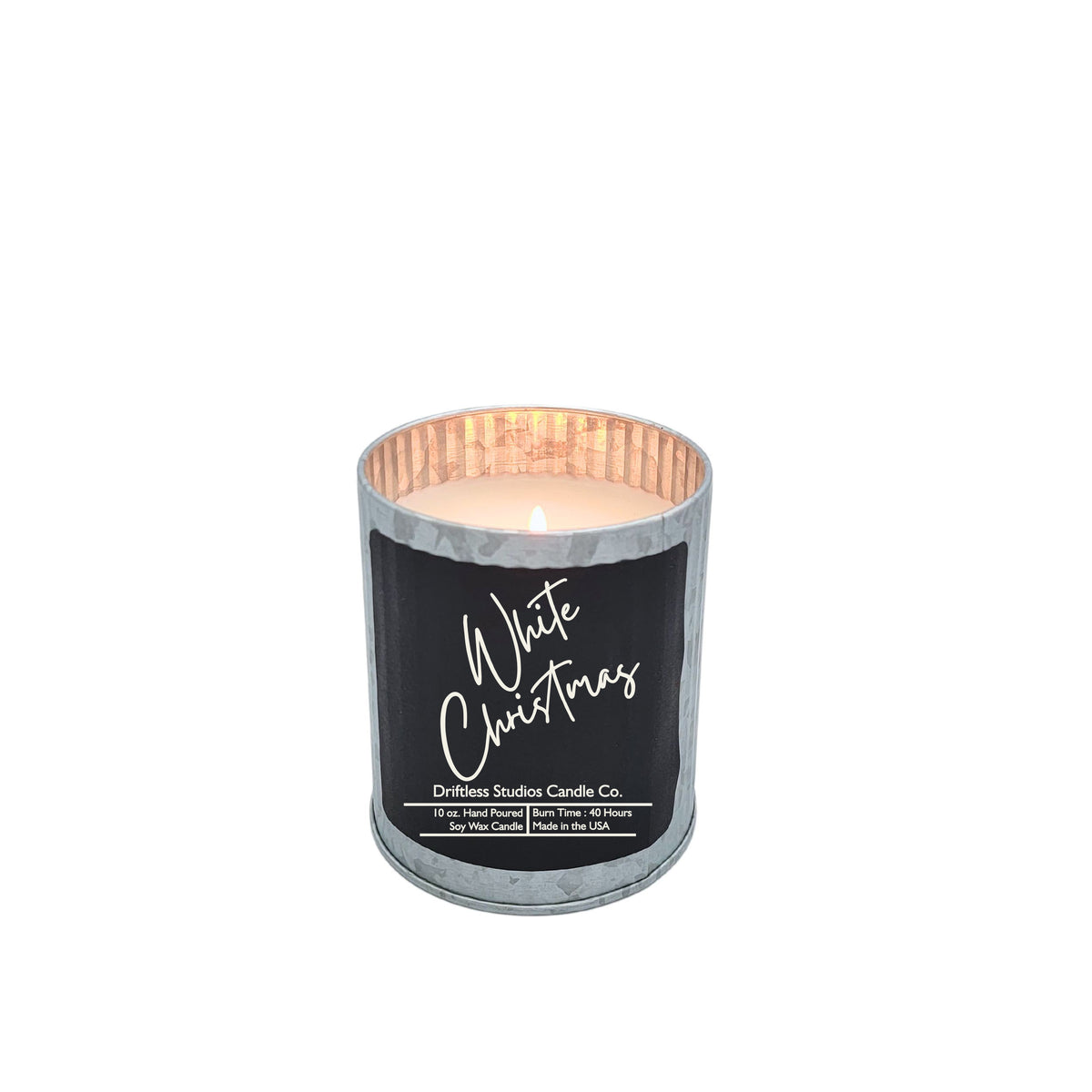 (Case Of 3 Candles) $9.95 Ea. - White Christmas Candles Wholesale Scented Soy Wax Candle