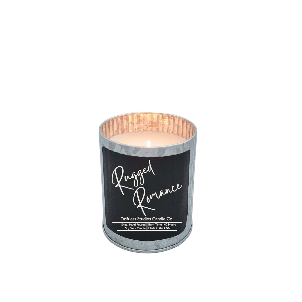 (Case Of 3 Candles) $9.95 Ea. - Rugged Romance Valentines Candle - Rustic Farmhouse Candles