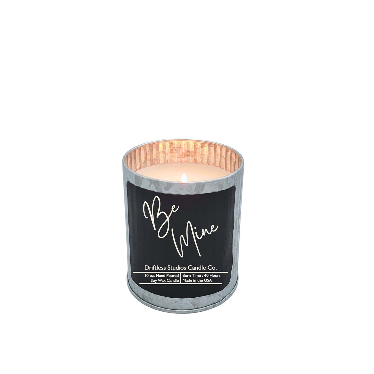 (Case Of 3 Candles) $9.95 Ea. - Be Mine Valentines Day Candle - Rustic Farmhouse Candles