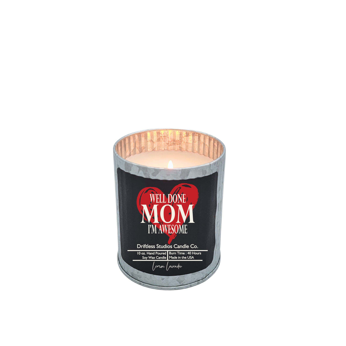 (Case Of 3 Candles) $9.95 Ea. - Well Done Mom I'm Awesome - Mothers Day Candle - Soy Candles