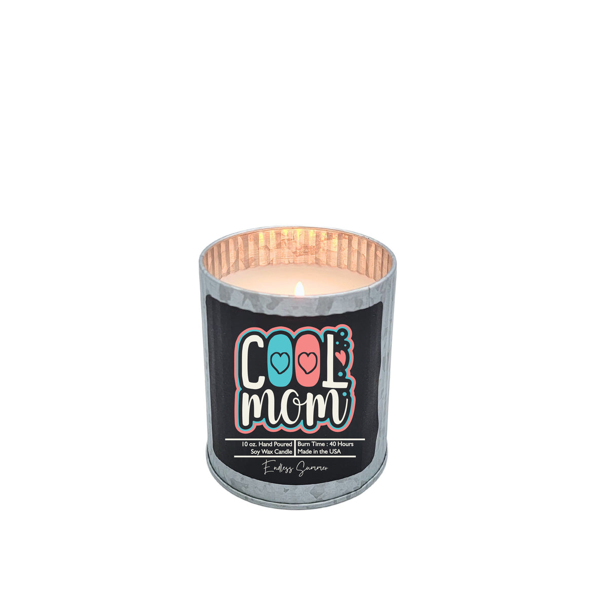 (Case Of 3 Candles) $9.95 Ea. - Cool Mom Mothers Day Soy Candles - Spring Decor