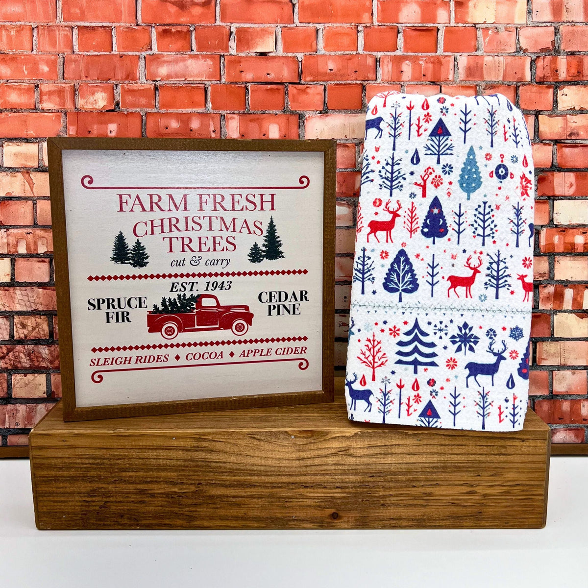Nordic Christmas (Pack Of 2 - $6.95 Ea. Towel) - WFL036