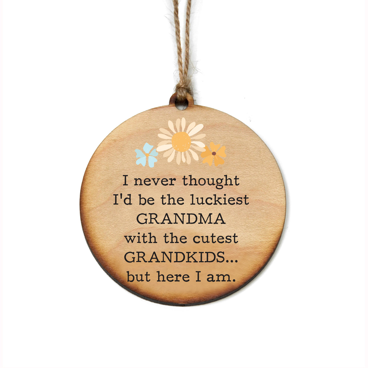 Luckiest Grandma Holiday Decor - Christmas Ornaments - WW113 - 6 Per Pack ( $2.95 Per Ornament)