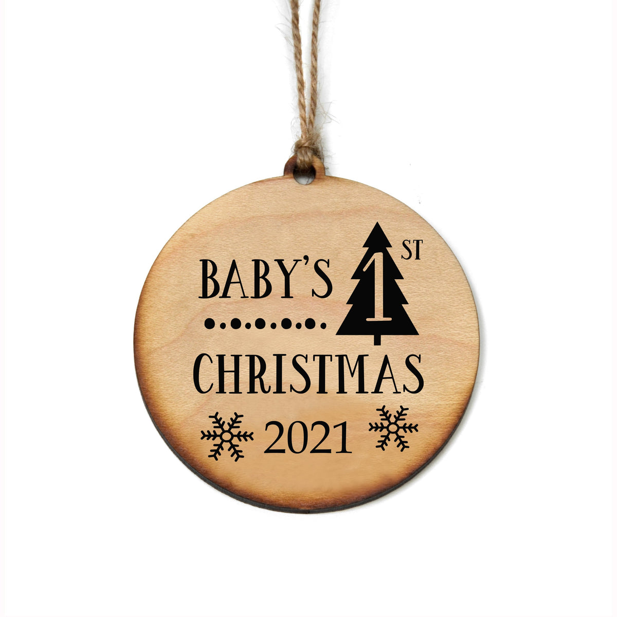 "Baby's 1st Christmas" Christmas Ornament - WW013 - 6 Per Pack ( $2.95 Per Ornament)