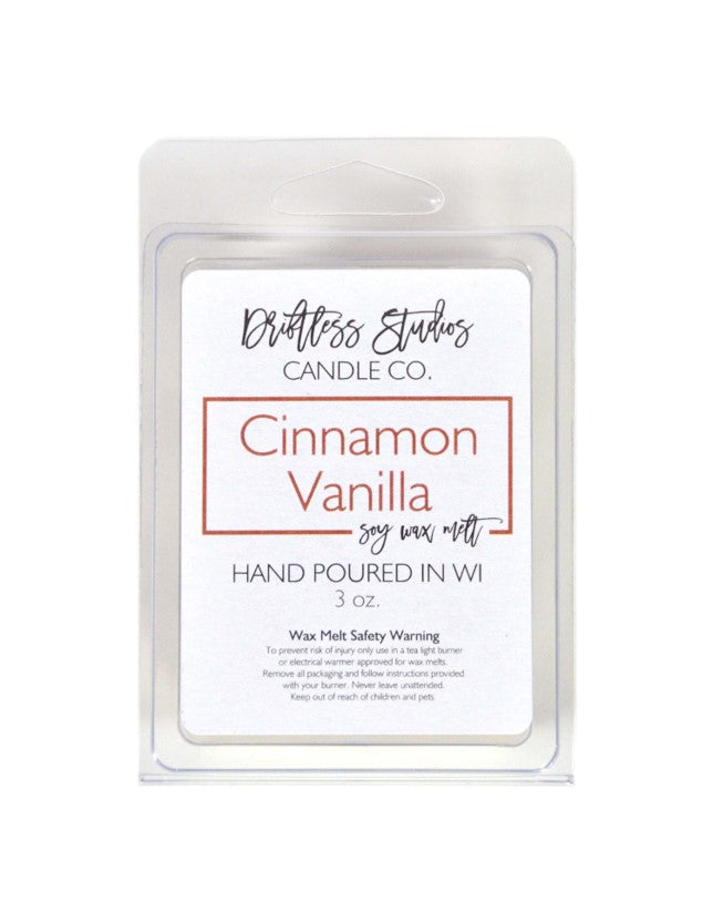 Cinnamon Vanilla Soy Wax Melts - 3oz.
