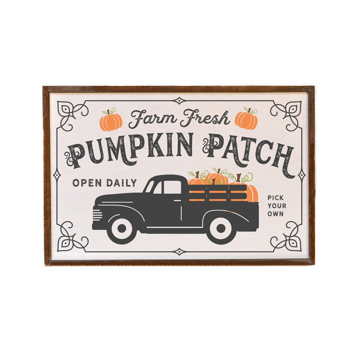 "Farm Fresh Pumpkin Patch" 12x18 Sign - GW043 - 2 Per Pack ($18.00 Per Sign)