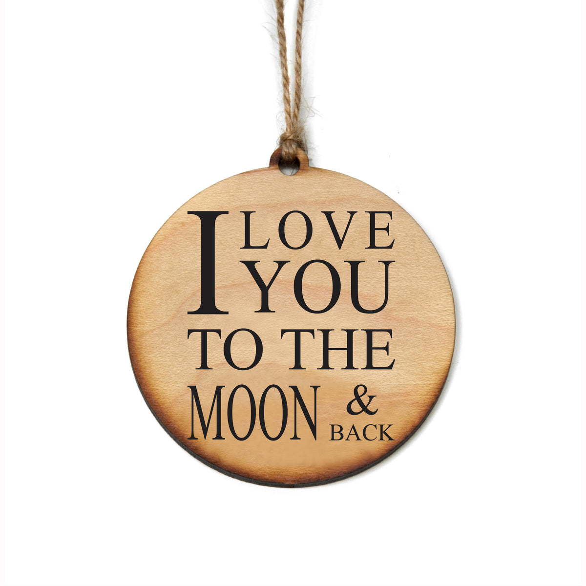 "To The Moon And Back" Christmas Ornament - WW052 - 6 Per Pack ( $2.95 Per Ornament)