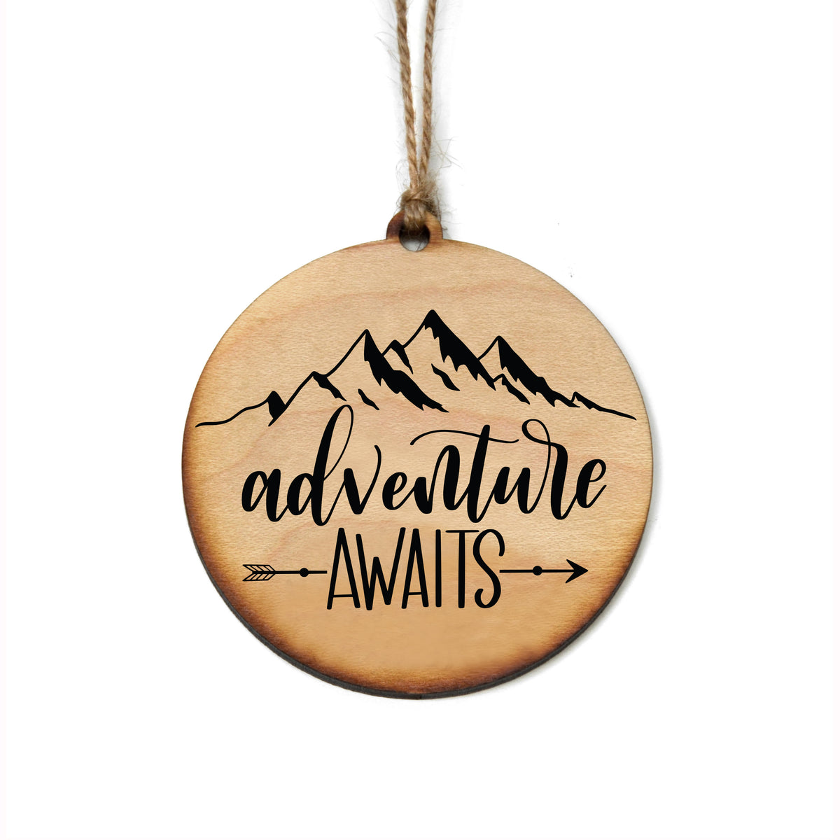 "Adventure Awaits" Christmas Ornament - WW065 - 6 Per Pack ( $2.95 Per Ornament)