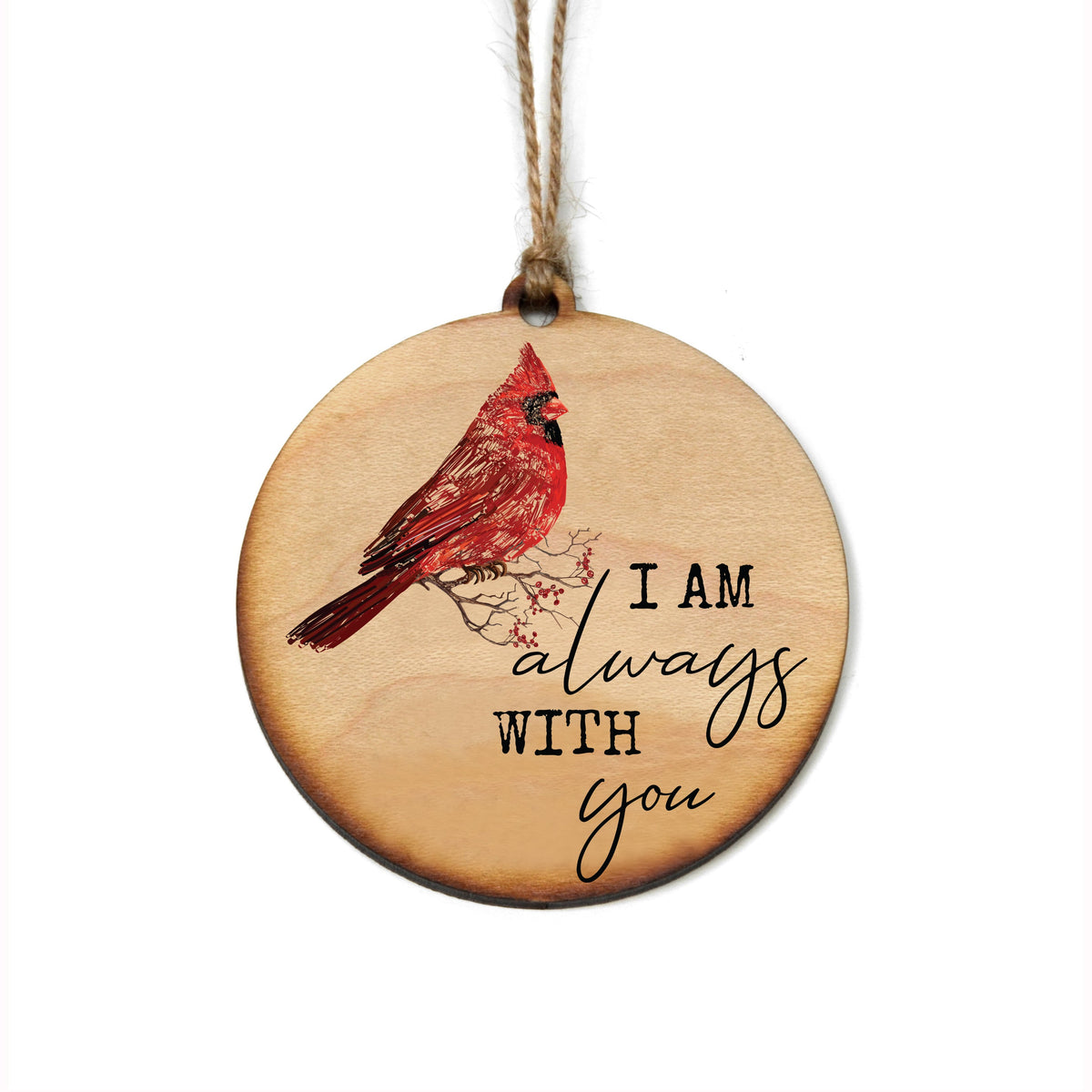 "I Am Always With You" Christmas Ornament - WW089 - 6 Per Pack ( $2.95 Per Ornament)