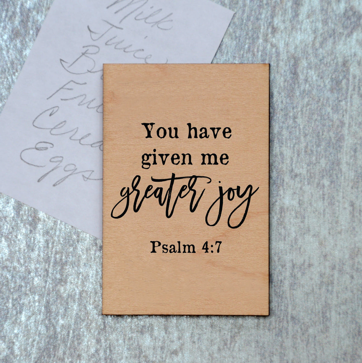 You have given me greater joy Magnet - XM031 - Driftless Studios