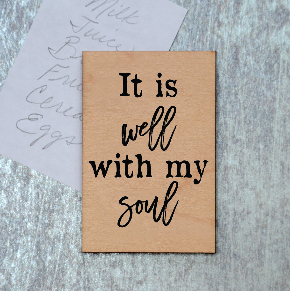 It is well with my soul Magnet - XM033 - Driftless Studios