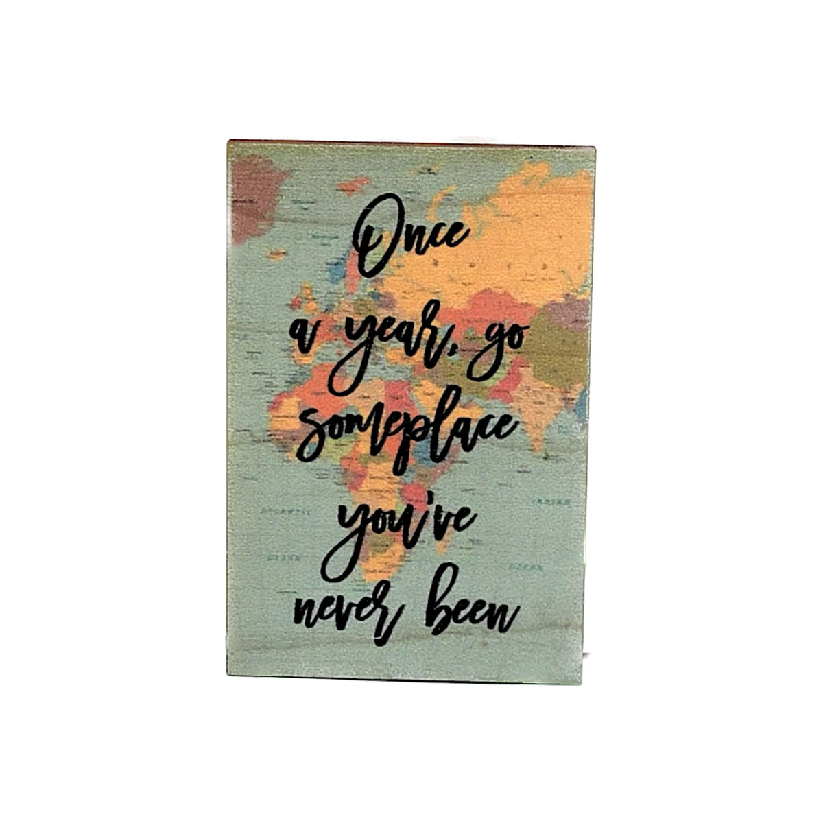 Once A Year Go Someplace Excuses Magnet - XM047 - Pack Of 6 ( $2.25 Per Magnet)