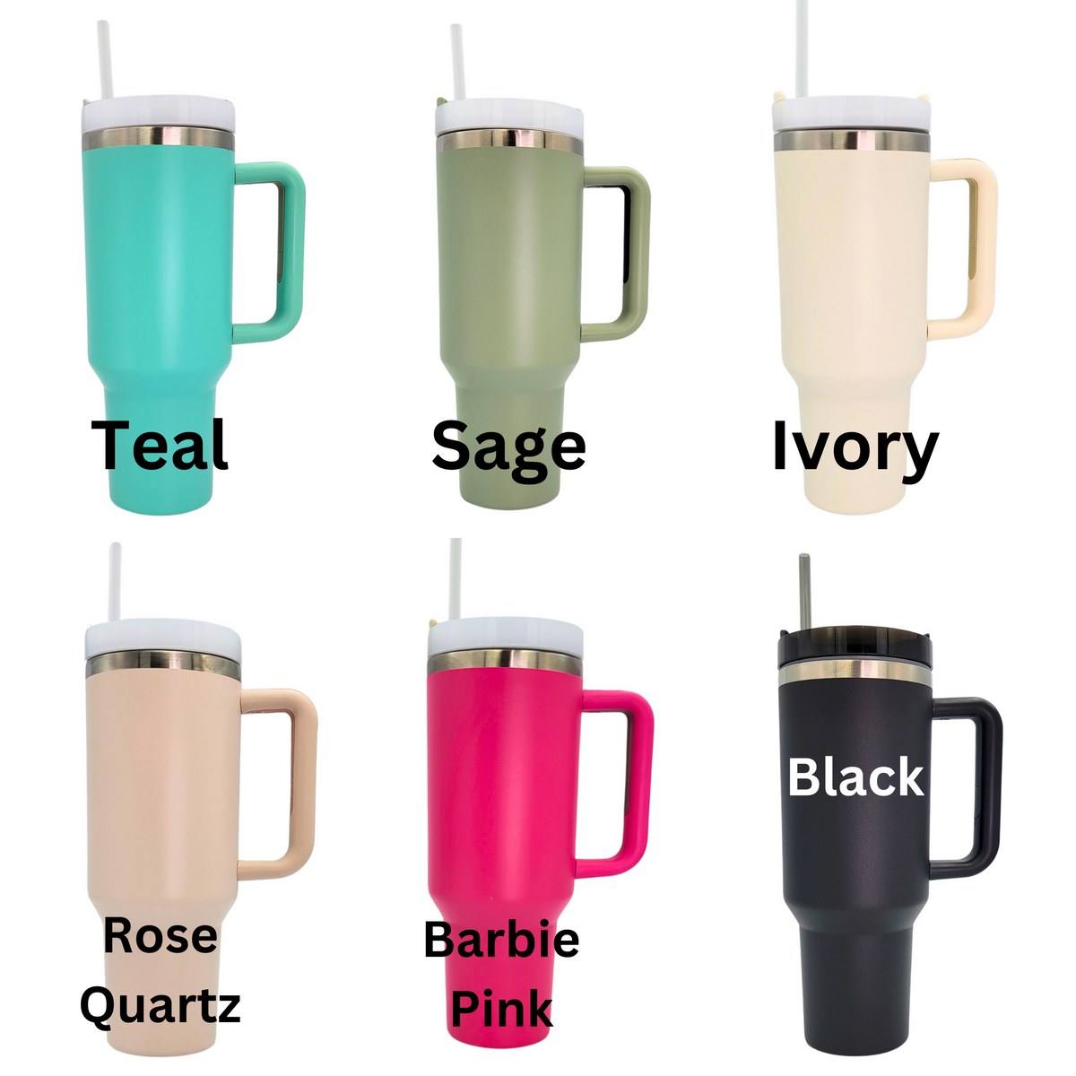 40 Oz. Lake Life Engraved Handled Cup With Straw(2 Tumblers Per Pack)
