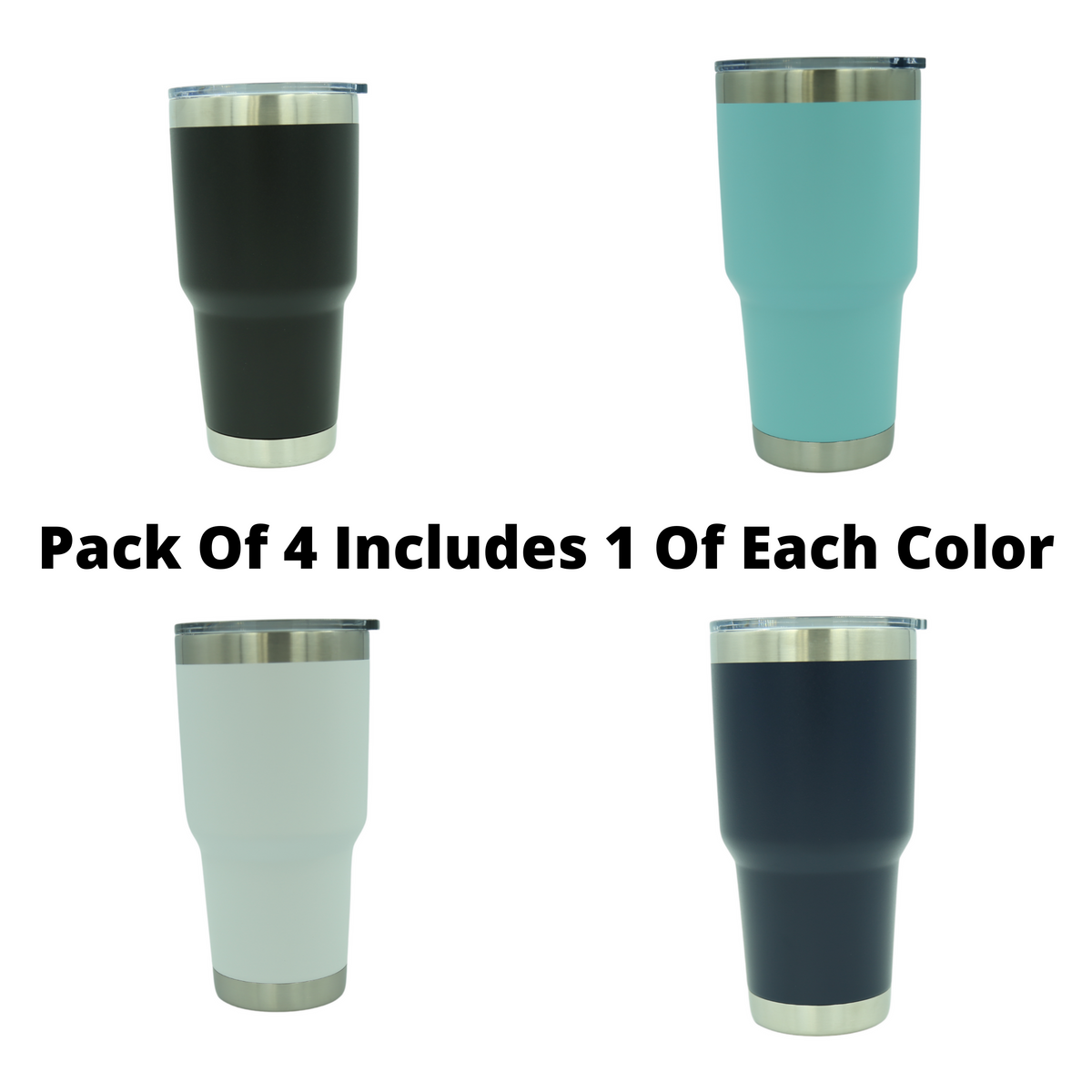 "Merry Christmas" Tumbler Any Size (4 Tumblers Per Pack)