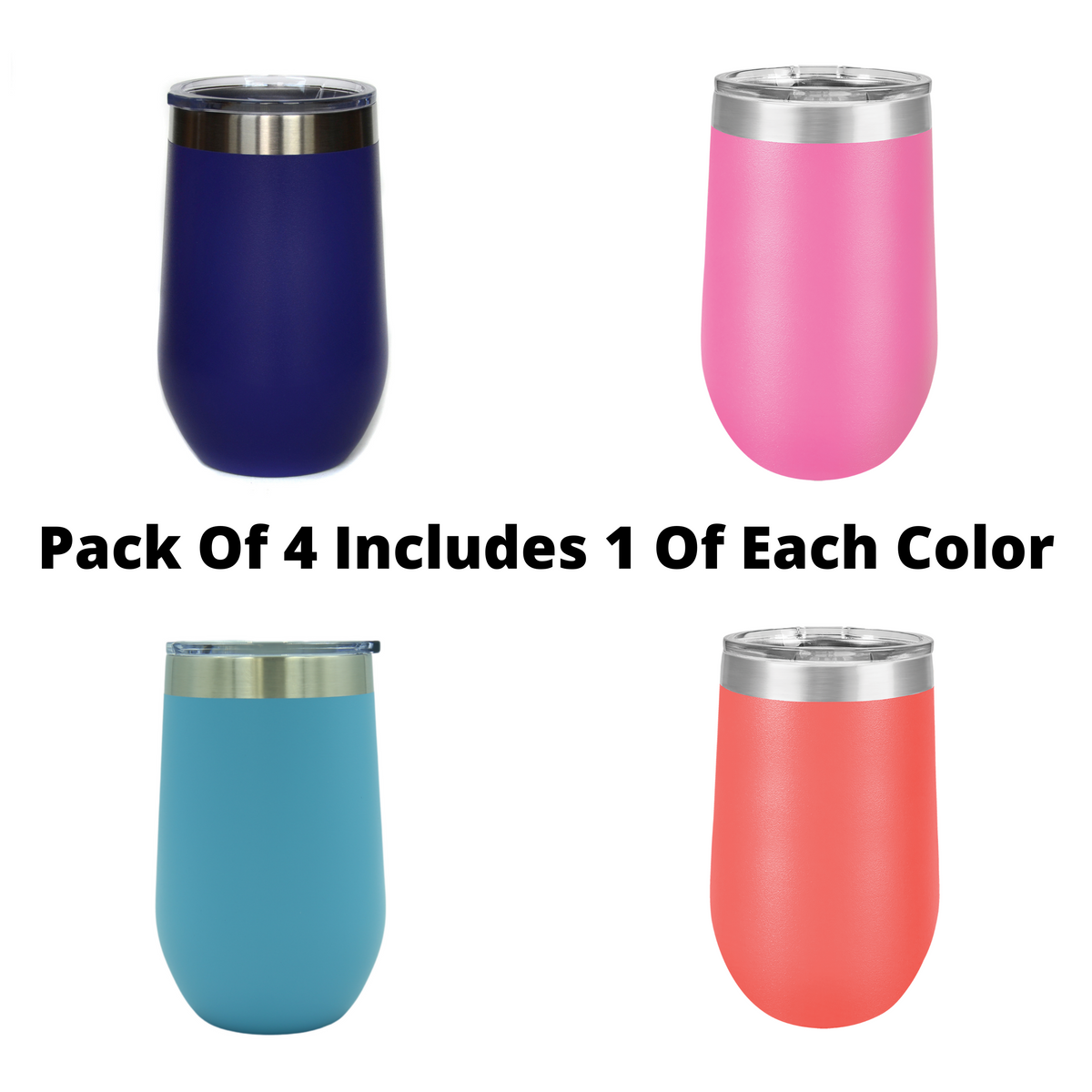 "I Know the Voices Aren't Real" Tumbler Any Size (4 Tumblers Per Pack)