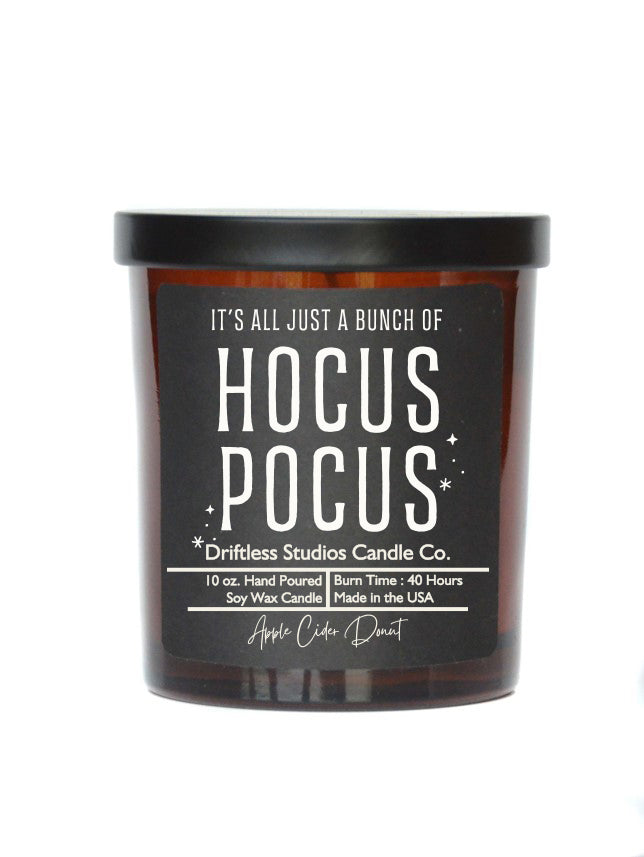 (Case Of 3 Candles) $8.95 Ea. - Hocus Pocus Halloween Candle - Soy Wax Candle