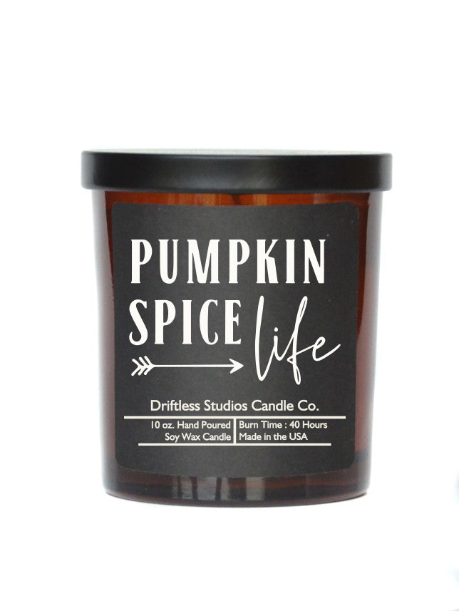 (Case Of 3 Candles) $8.95 Ea. - Pumpkin Spice Life - Soy Wax Candle
