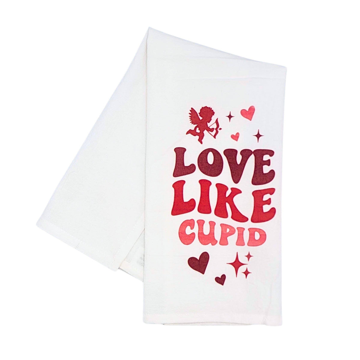 Love Like Cupid Valentine's Day Tea Towel