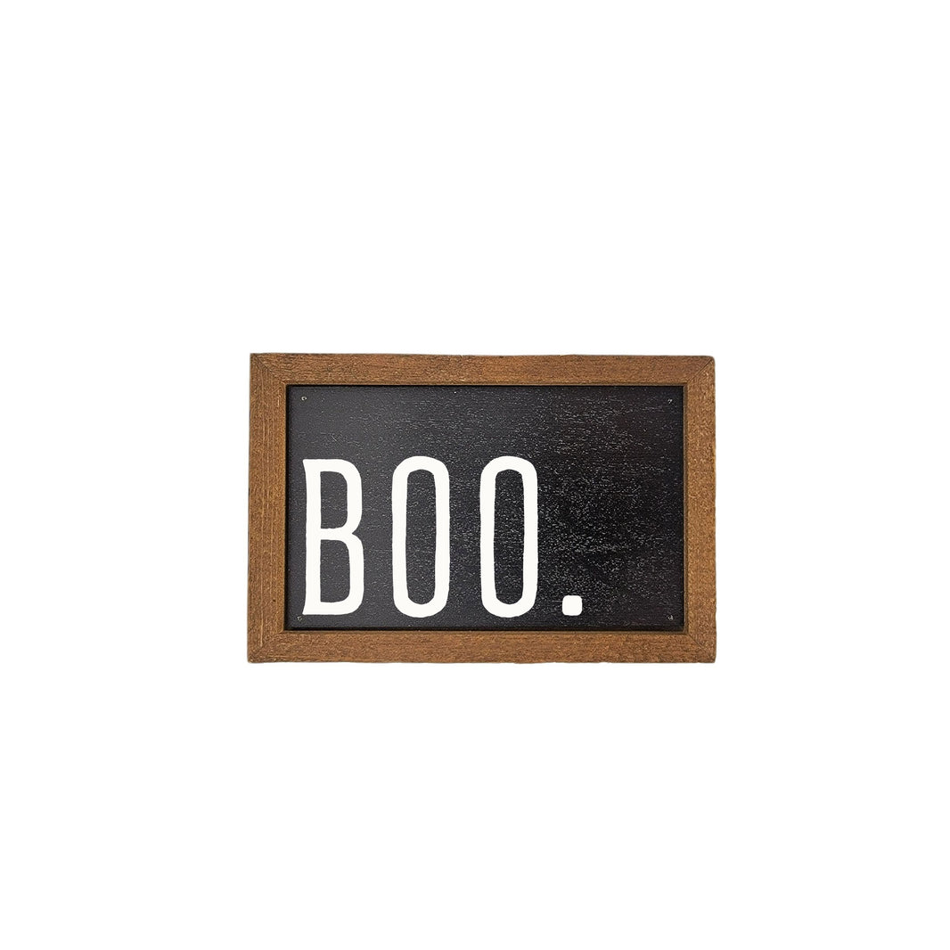 6X4 Home Accent Boo Halloween Decorations - AW074 - 2 Per Pack ($6.00 Ea. Sign)