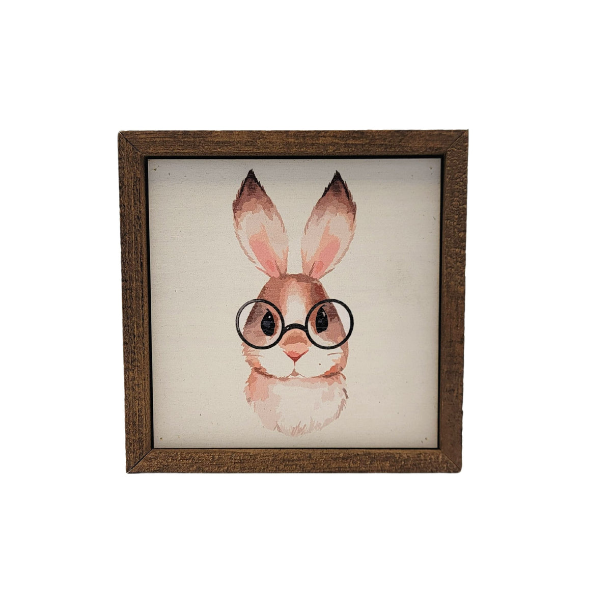 Cute Bunny Easter Décor - Spring Sign - BW103 - Pack Of 2 ($6.75 Per Sign)