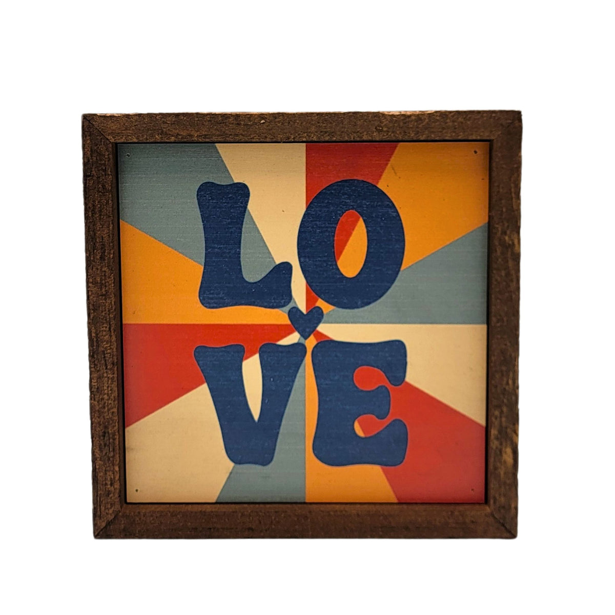 6x6 Boho Love Valentines Day - Home Décor - BW137 - Pack Of 2 ($6.75 Per Sign)