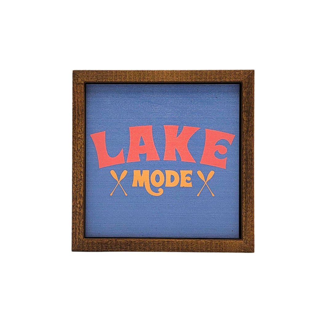 6x6 Lake Mode - BW167 - Pack Of 2 ($6.75 Per Sign)
