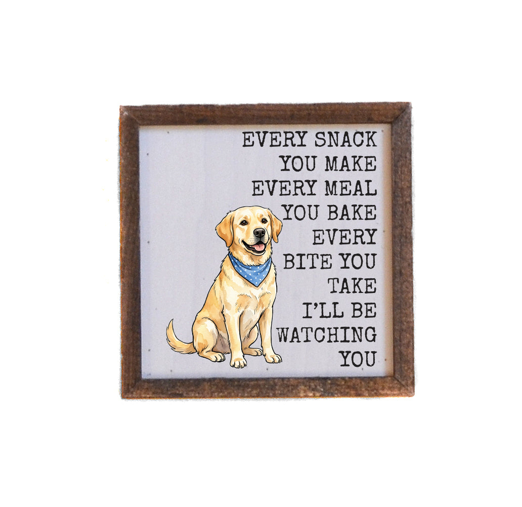 6x6 I'll Be Watching You - BW231 - Pack Of 2 ($6.75 Per Sign)
