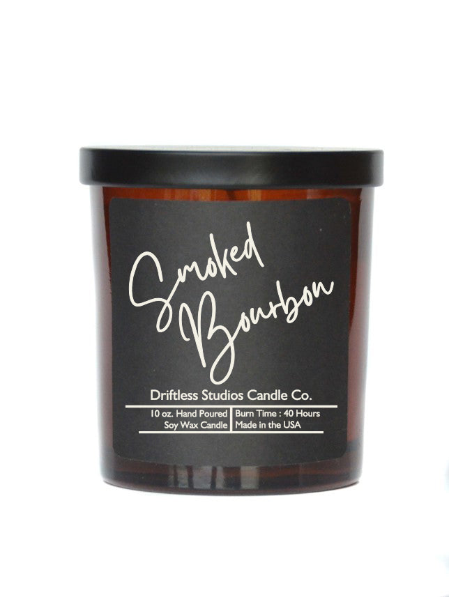 (Case Of 3 Candles) $8.95 Ea. - Smoked Bourbon Soy Wax Candle