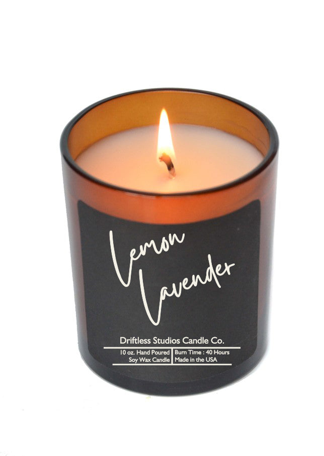 (Case Of 3 Candles) $8.95 Ea. - Lemon Lavender Soy Wax Candle