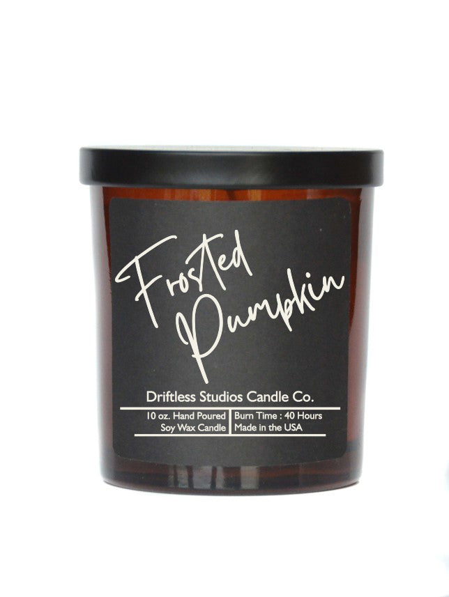 (Case Of 3 Candles) $8.95 Ea. - Frosted Pumpkin Soy Wax Candle