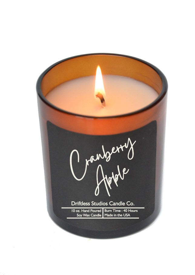 (Case Of 3 Candles) $8.95 Ea. - Cranberry Apple Soy Wax Candle