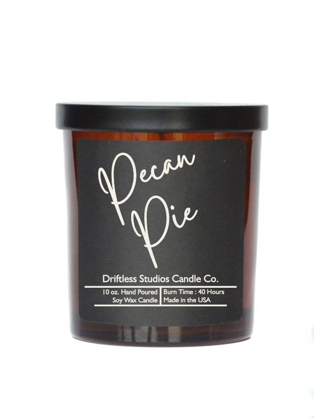 (Case Of 3 Candles) $8.95 Ea. - Pecan Pie Soy Candles - 10oz Candle With Lid