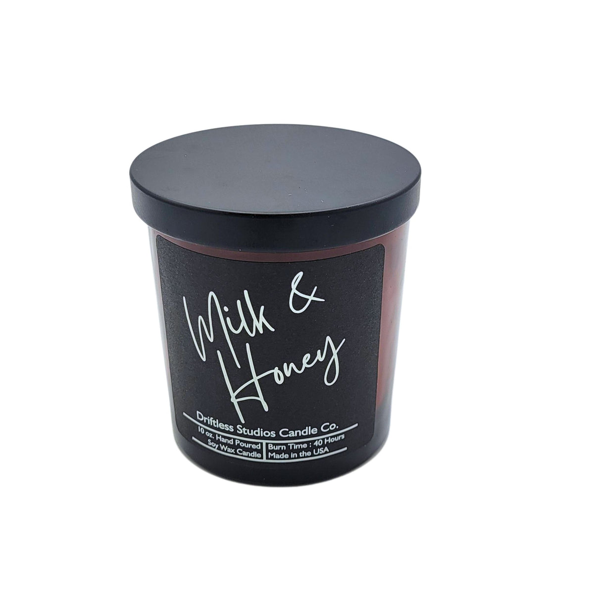 (Case Of 3 Candles) $8.95 Ea. - Milk and Honey Soy Candles - 10oz Candle With Lid