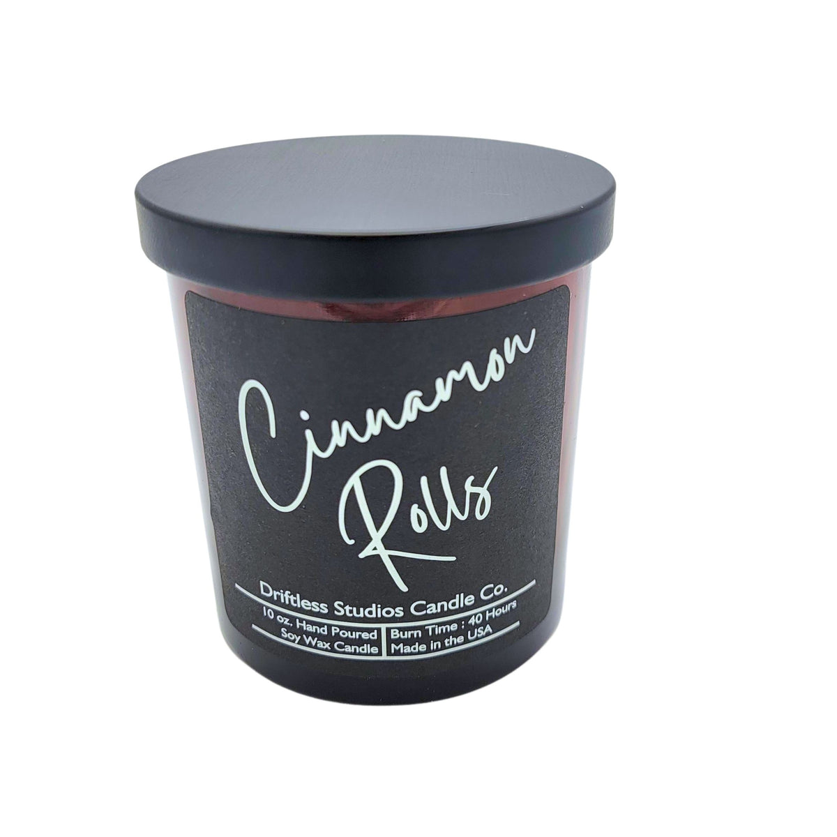 (Case Of 3 Candles) $8.95 Ea. - Cinnamon Rolls Soy Wax Candles - 10oz Candle With Lid