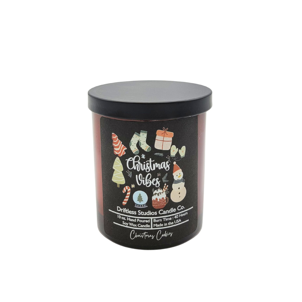 (Case Of 3 Candles) $8.95 Ea. - Christmas Vibes - Soy Wax Candles - Christmas Candle