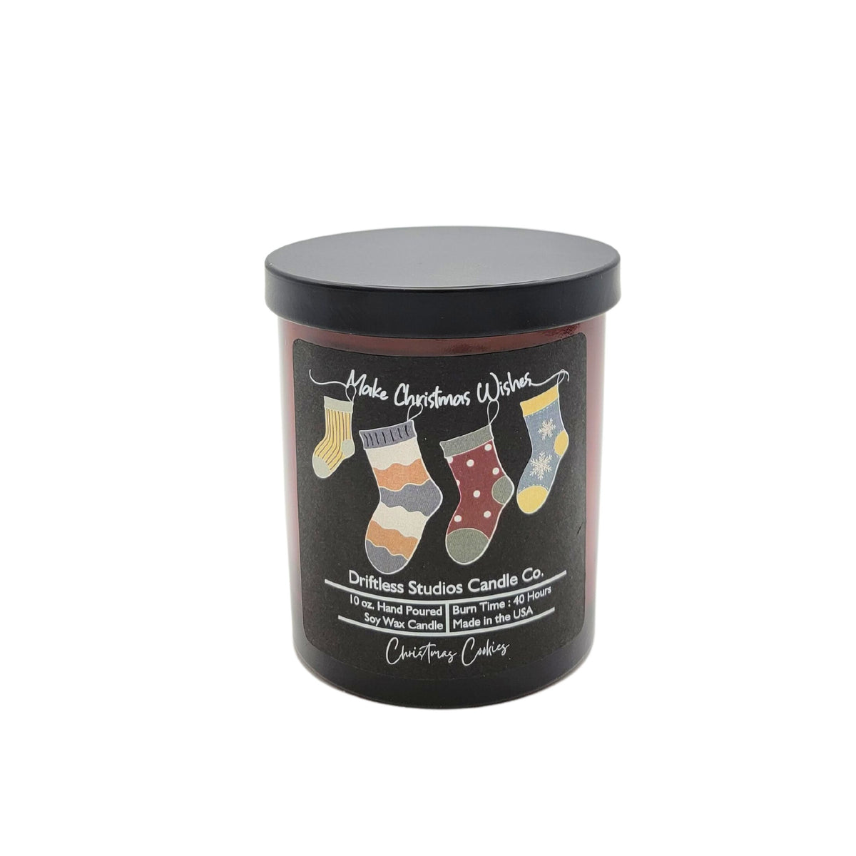 (Case Of 3 Candles) $8.95 Ea. - Make Christmas Wishes - Soy Wax Candles - Christmas Candle