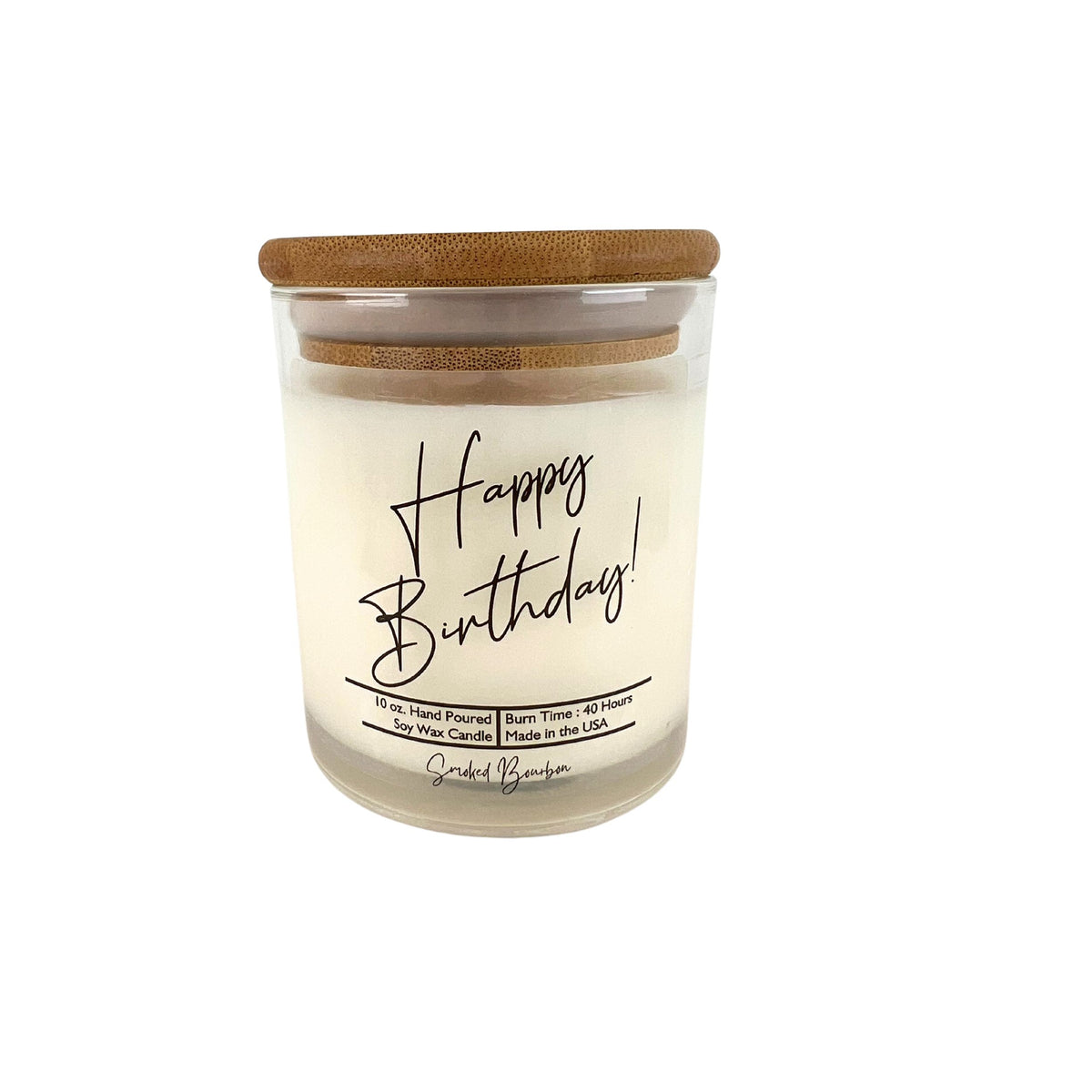 (Case Of 3 Candles) $8.95 Ea. - Happy Birthday Candle - Soy Wax Candles - Birthday Candles