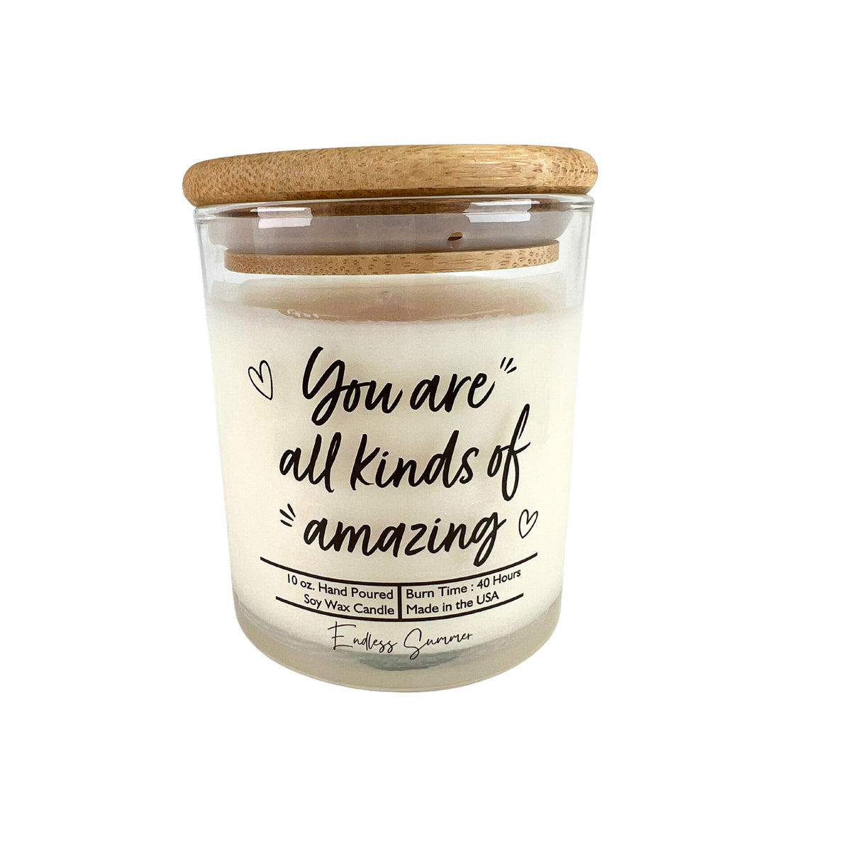 (Case Of 3 Candles) $8.95 Ea. - You Are All Kinds Of Amazing Candles - Soy Wax Candle Gift