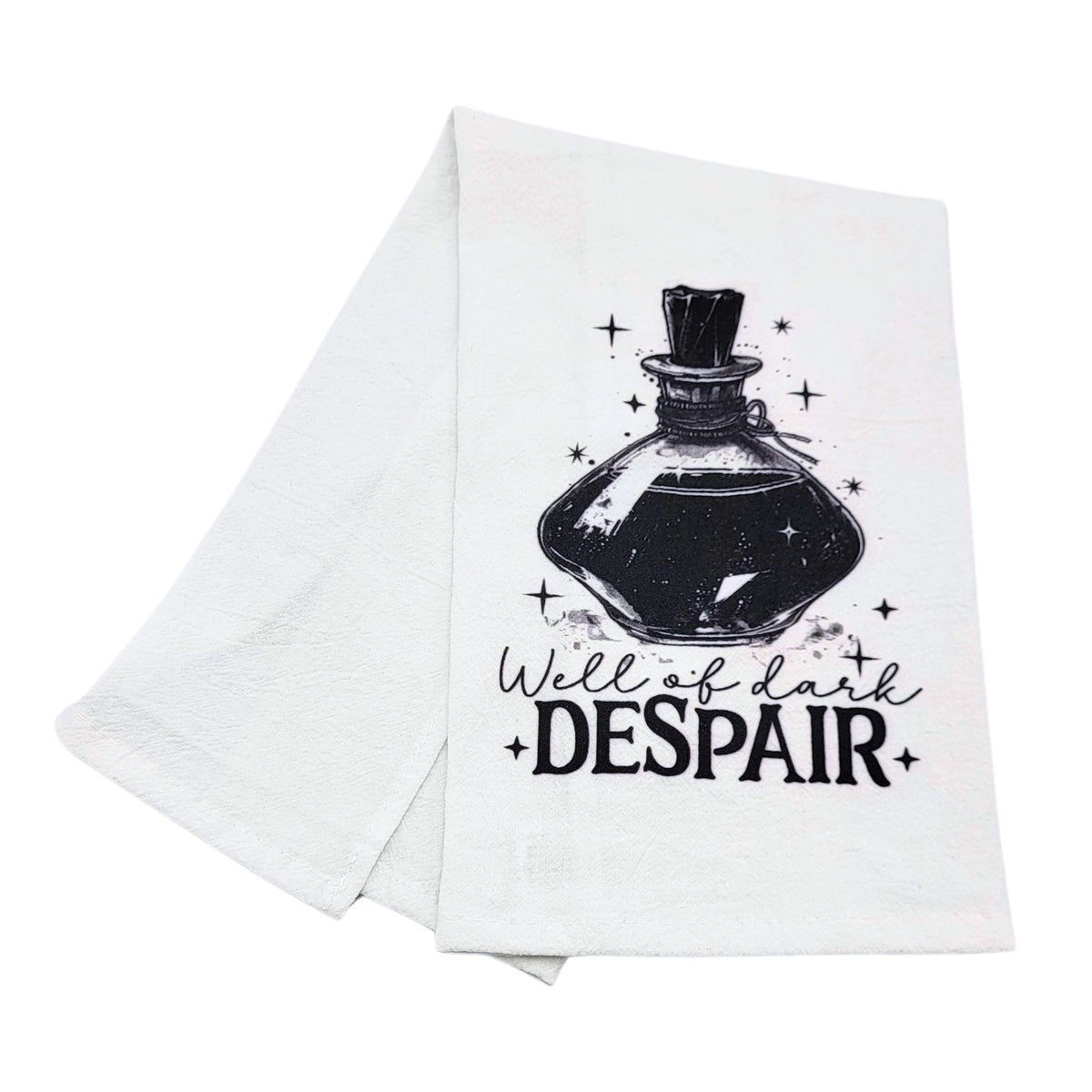 "Well of Dark Despair" Halloween Tea Towel (Pack Of 4- $4.95ea.) -  CLT017