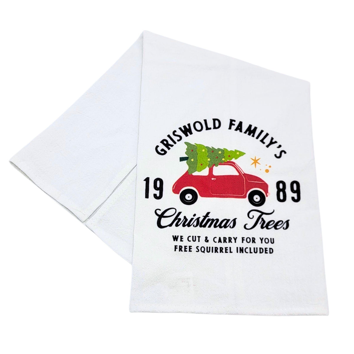"Griswold Family Christmas Trees" Christmas Tea Towel (Pack Of 4- $4.95ea.) -  CLT064