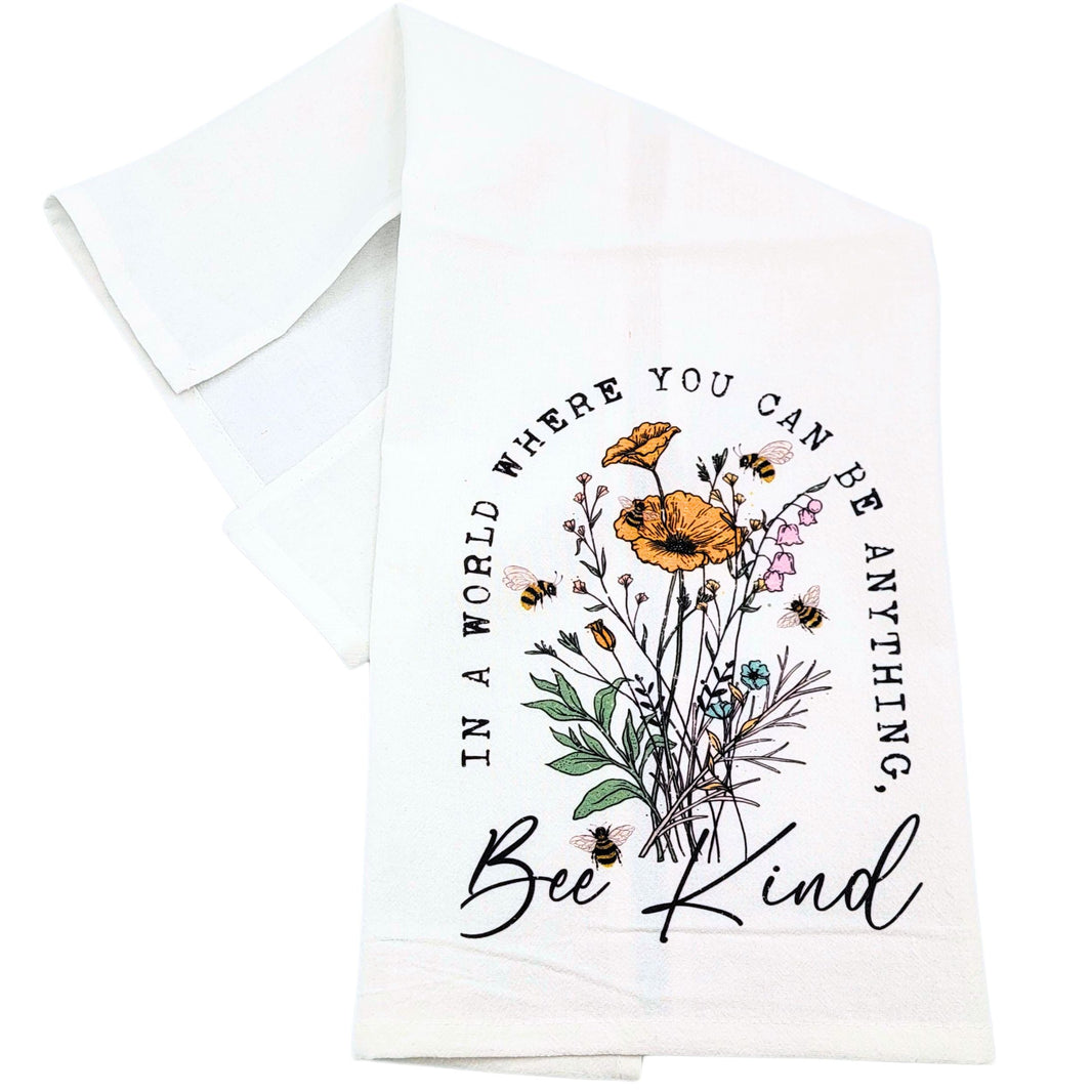You Can Be Anything Bee Kind Tea Towels Spring Bee Decor (Pack Of 4- $4.95ea.) -  CLT084